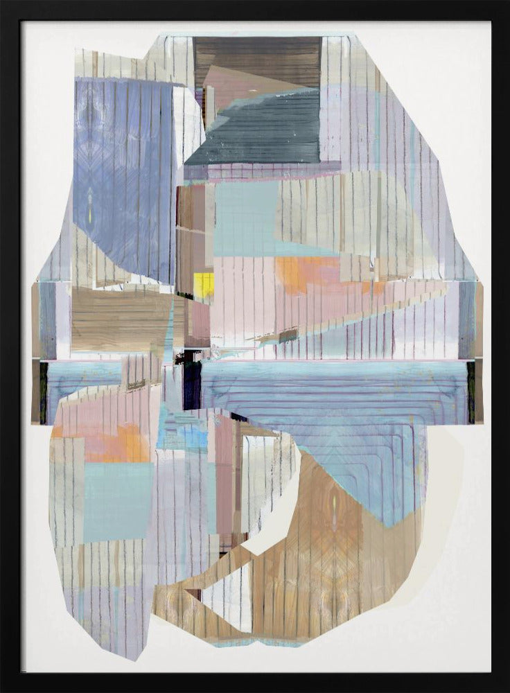 Multi Stripes Collage No 1 | Poster