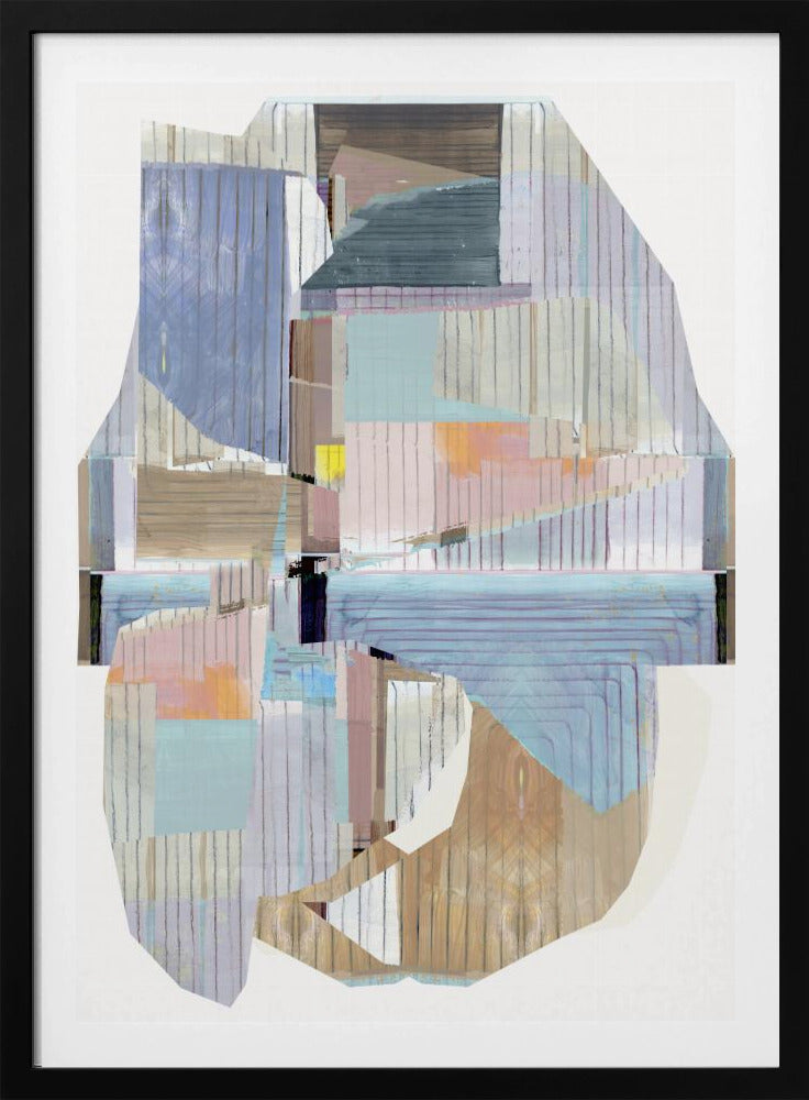 Multi Stripes Collage No 1 | Poster