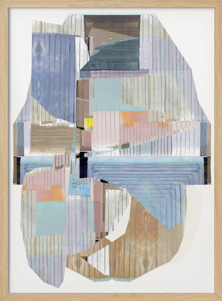 Multi Stripes Collage No 1 | Poster