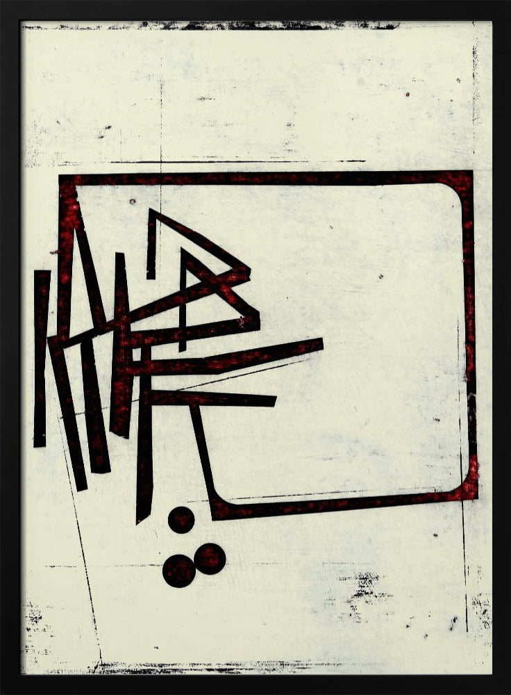 Angular Lines and Dots | Poster