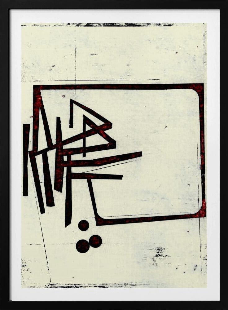 Angular Lines and Dots | Poster