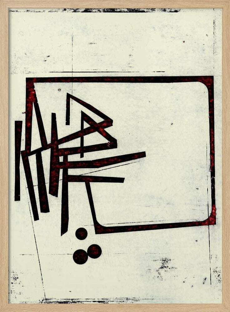 Angular Lines and Dots | Poster