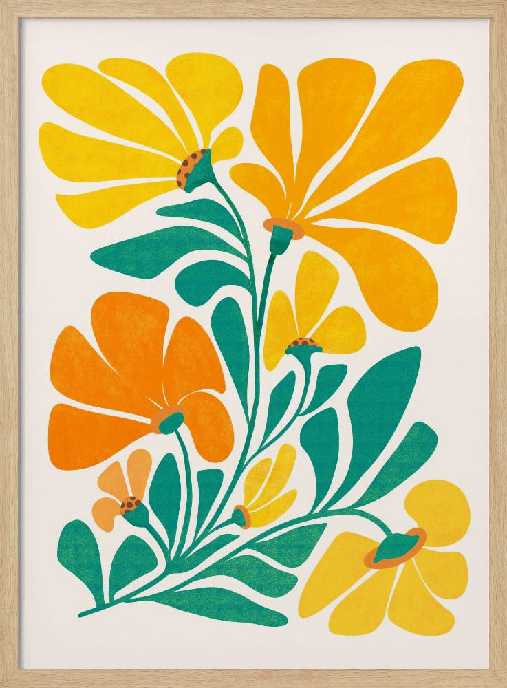 Royal Sunflowers | Poster