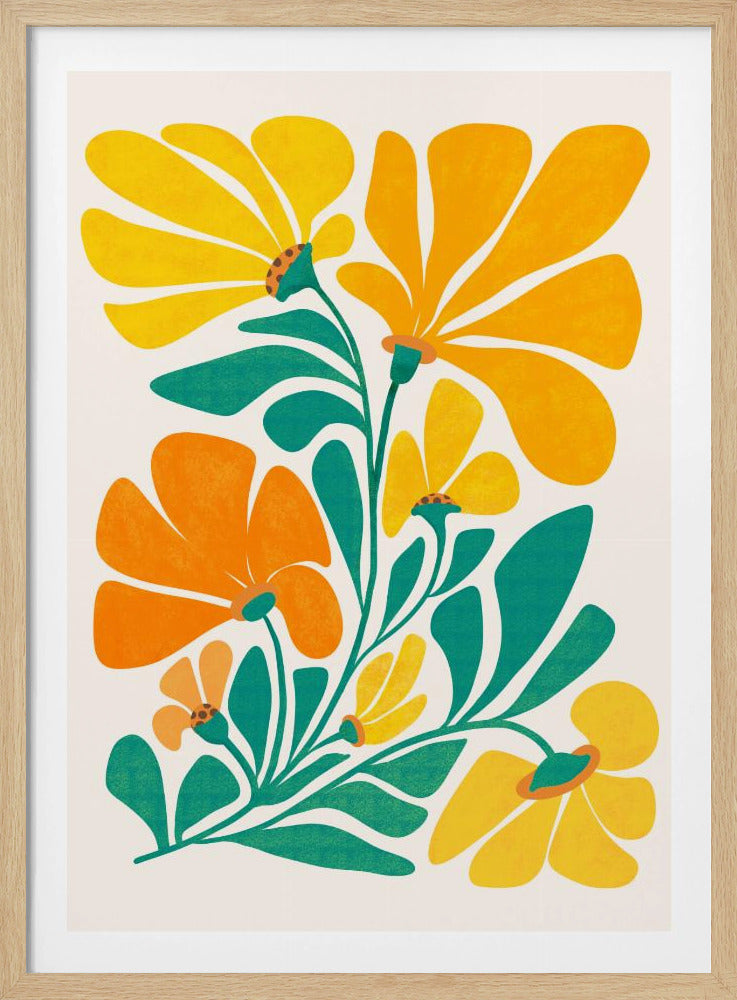 Royal Sunflowers | Poster