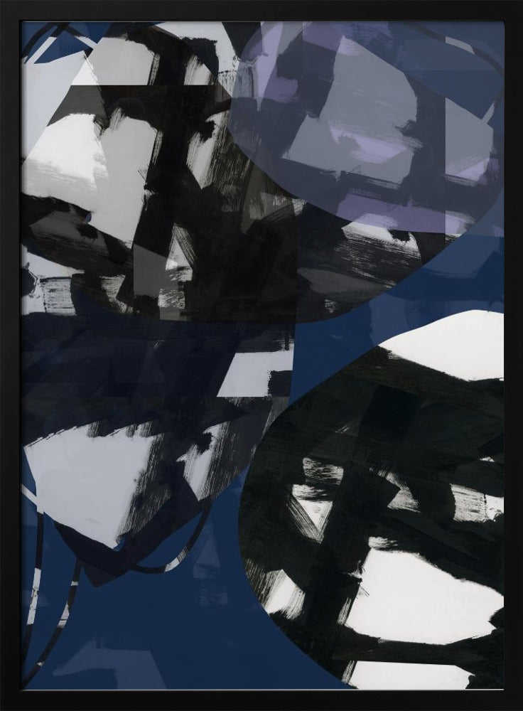 Dark Blue Beauty No3 | Poster