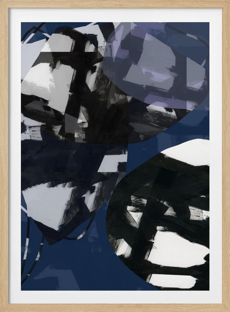 Dark Blue Beauty No3 | Poster