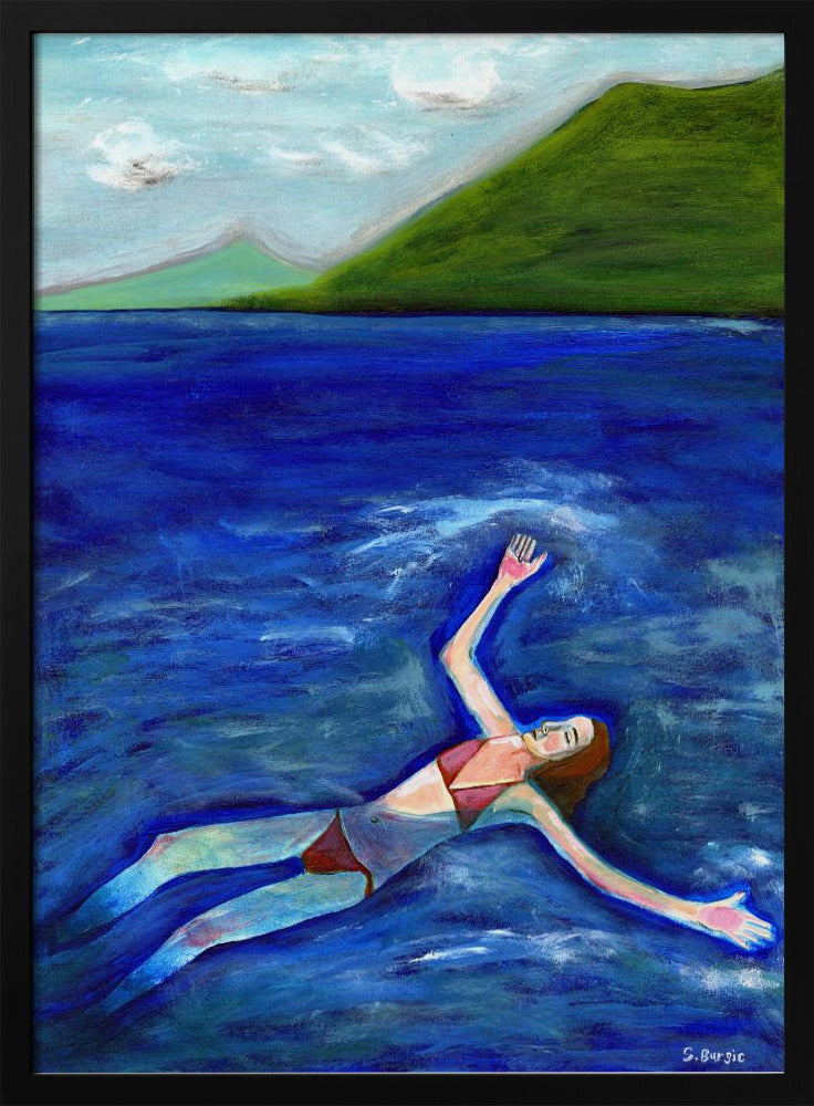 The swimmer | Poster