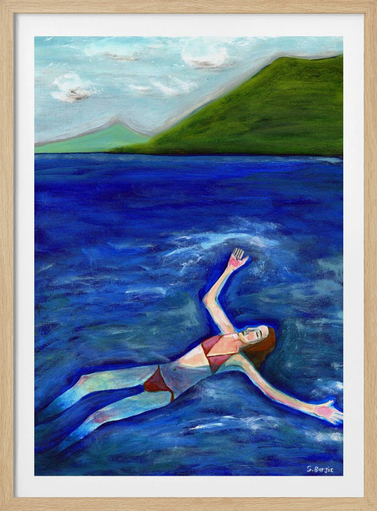 The swimmer | Poster