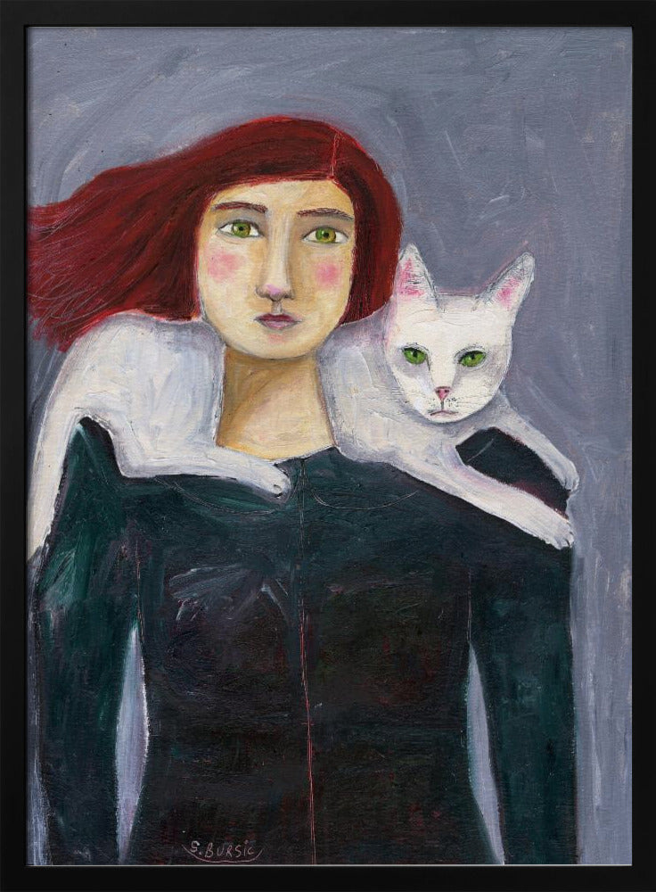 Lady and the White Cat | Poster