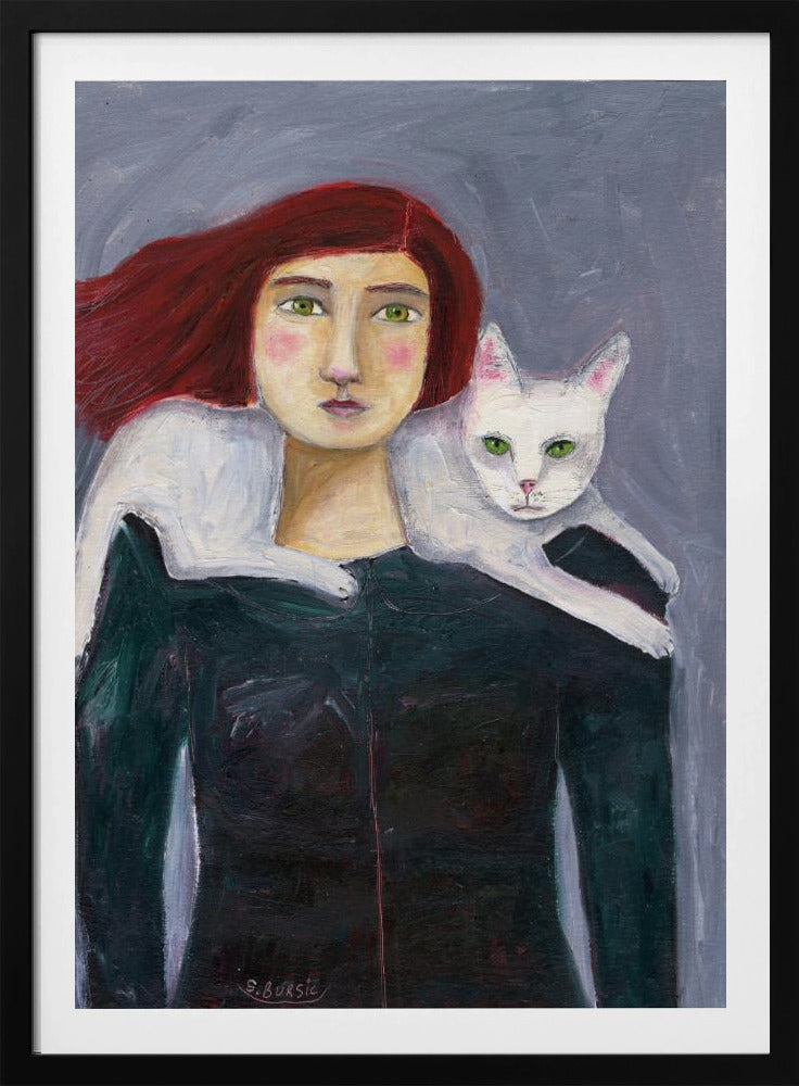Lady and the White Cat | Poster
