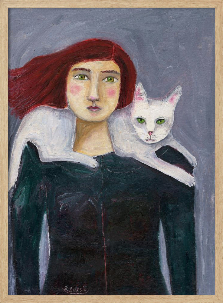 Lady and the White Cat | Poster