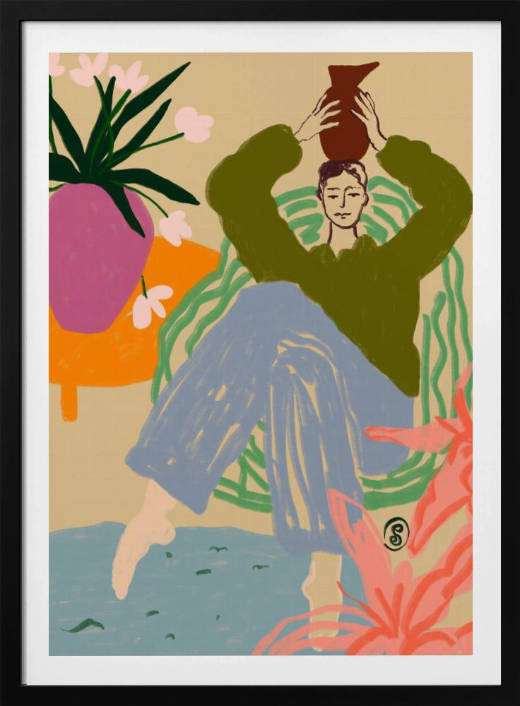 Woman With a Vessel | Poster