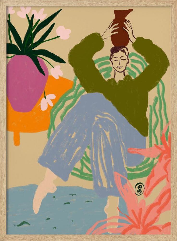 Woman With a Vessel | Poster