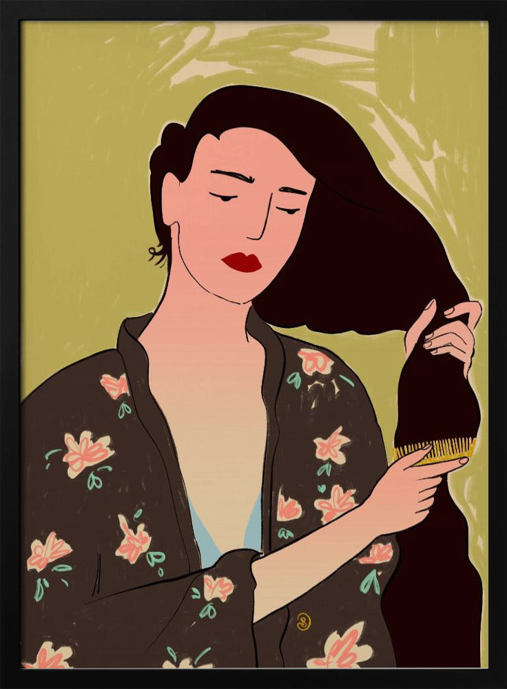 Woman With Long Hair | Poster