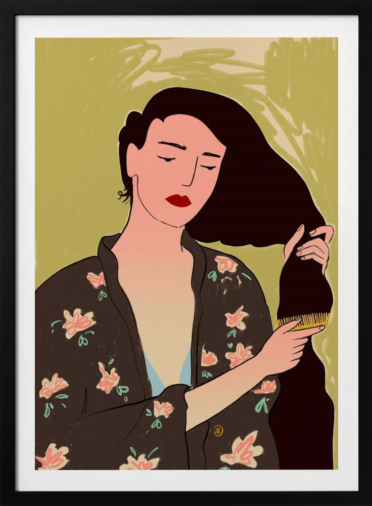 Woman With Long Hair | Poster