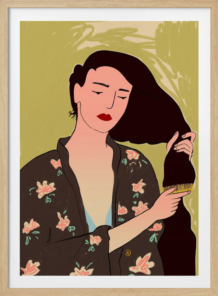 Woman With Long Hair | Poster