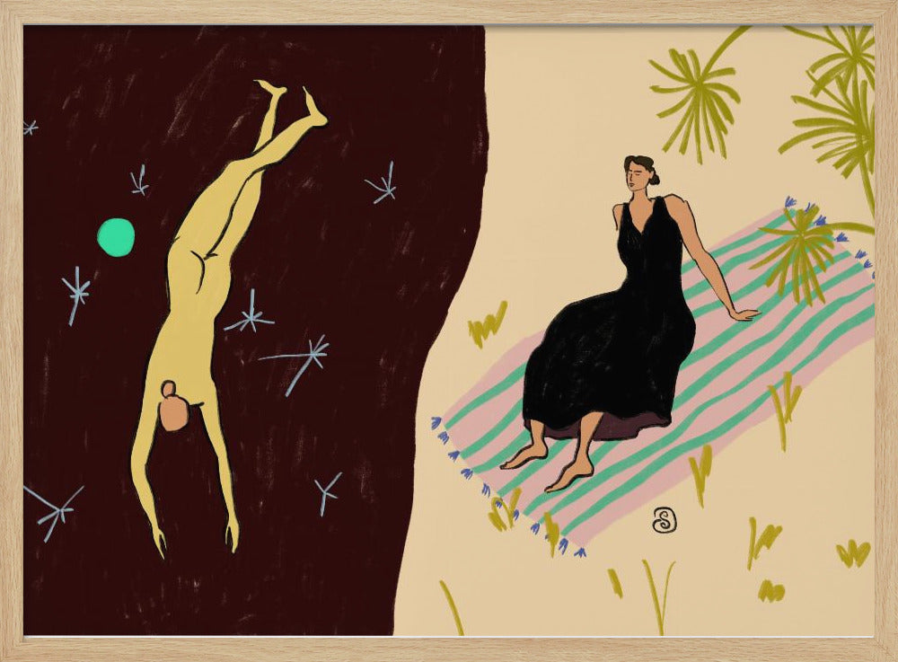 Diving Figure | Poster