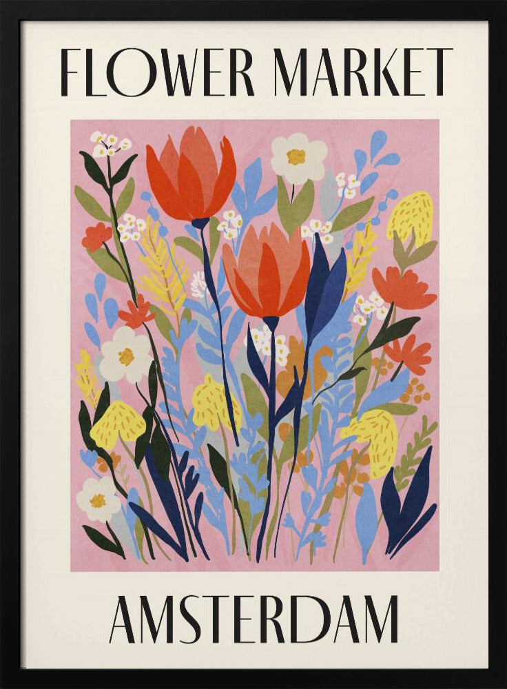 Flower Market Amsterdam Netherlands | Poster