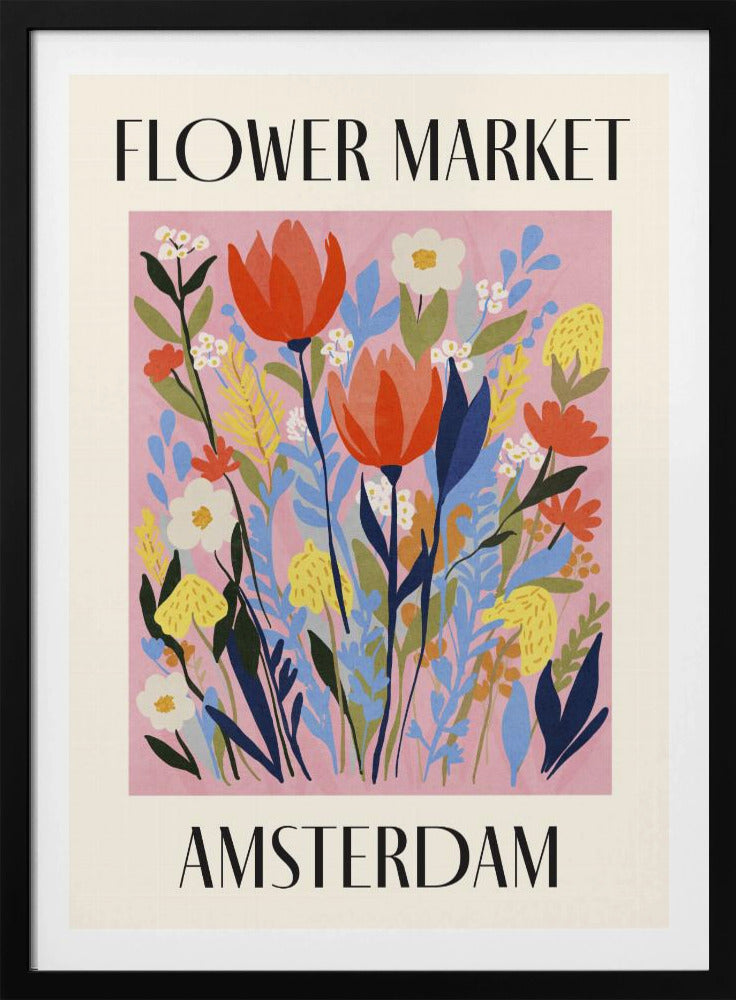 Flower Market Amsterdam Netherlands | Poster
