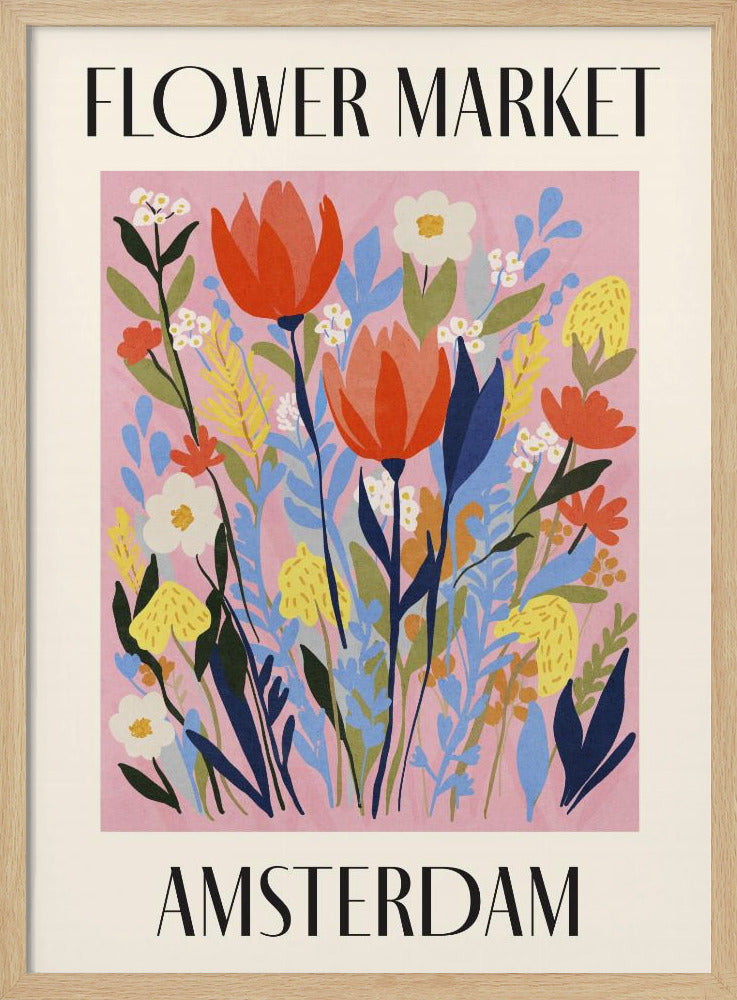 Flower Market Amsterdam Netherlands | Poster