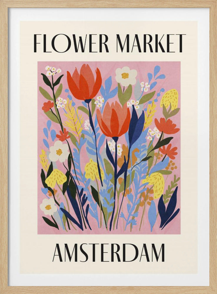Flower Market Amsterdam Netherlands | Poster
