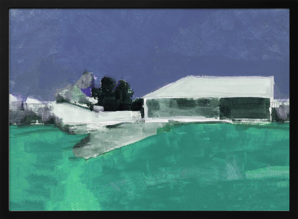 Modern Farm House No 1 | Poster