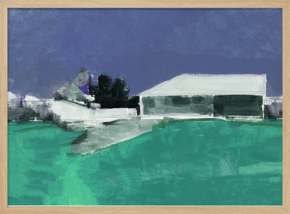 Modern Farm House No 1 | Poster