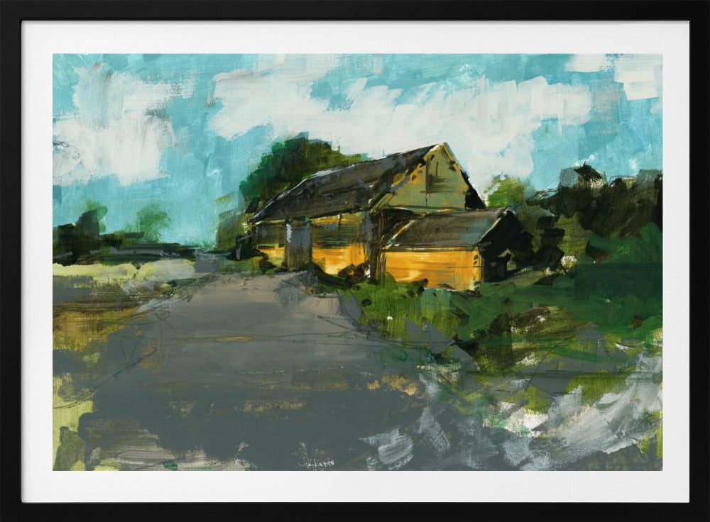 Country Barn Landscape 1 | Poster