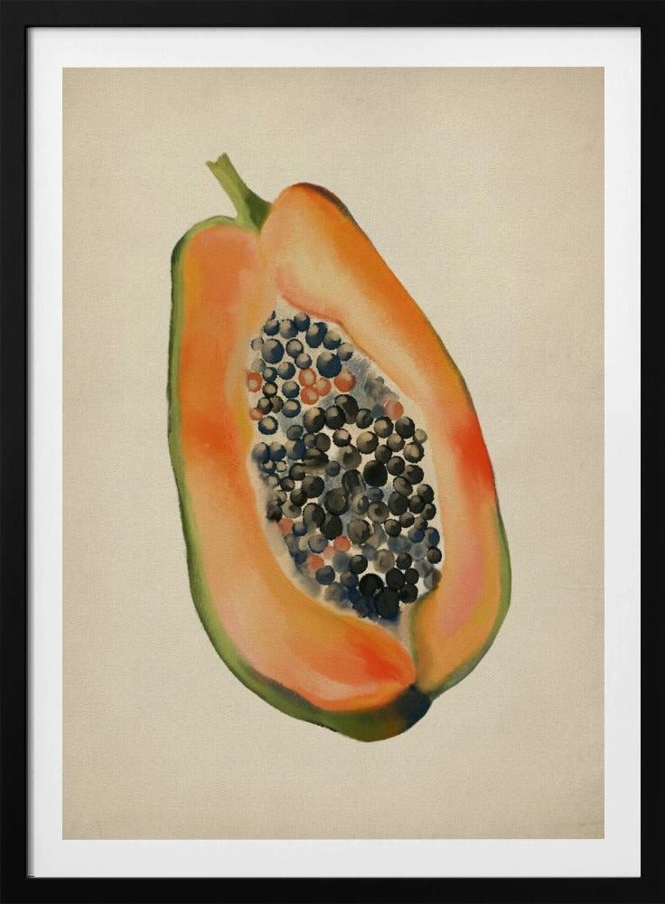Vintage fruit- Papaya | Poster