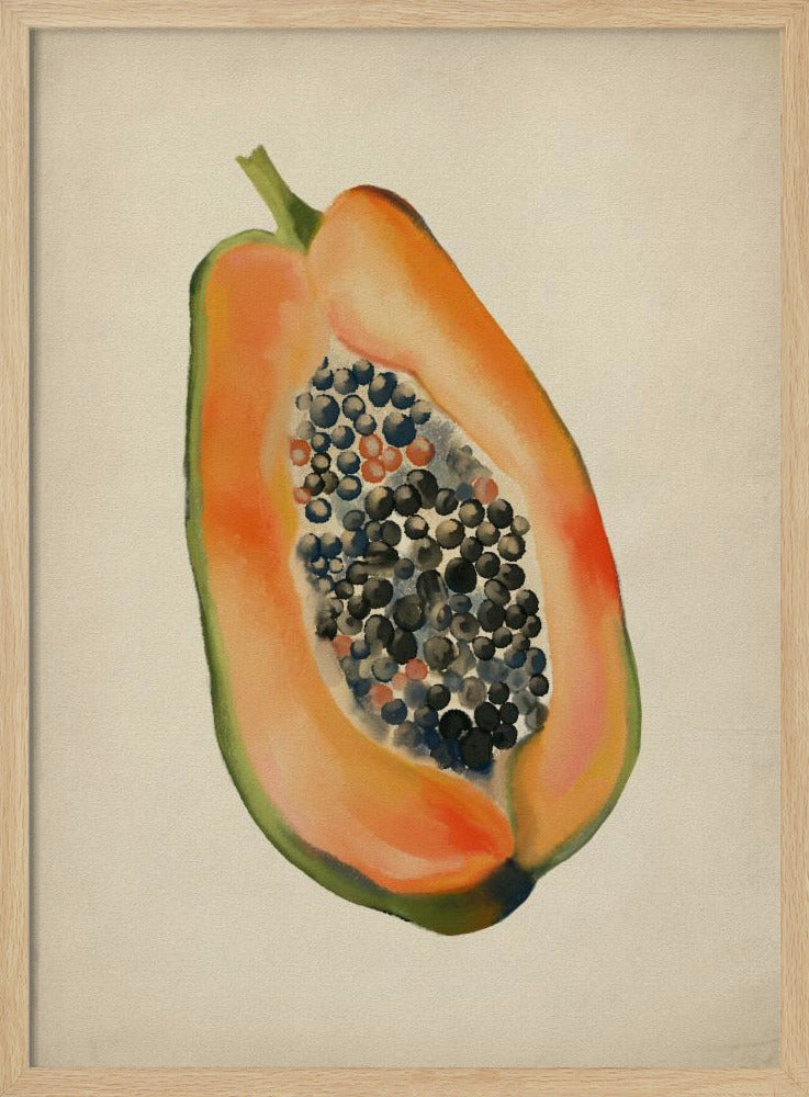 Vintage fruit- Papaya | Poster