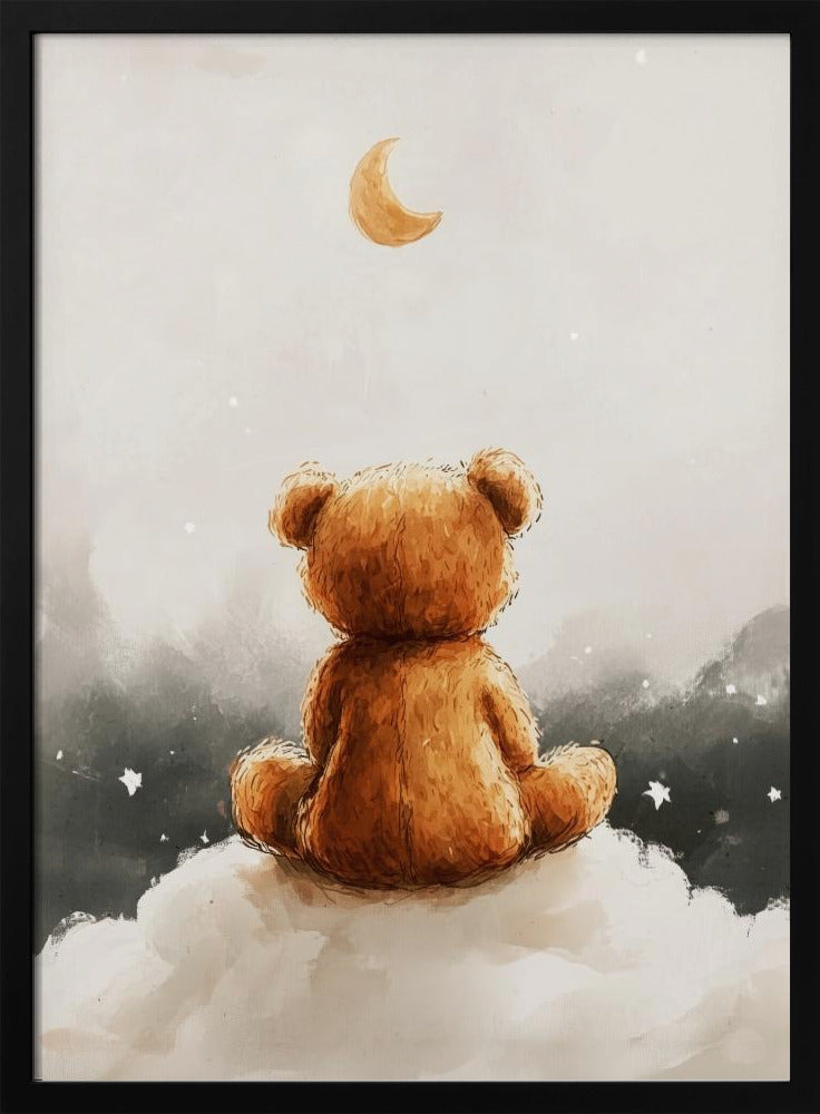 Moonlit Bear Dreams | Poster