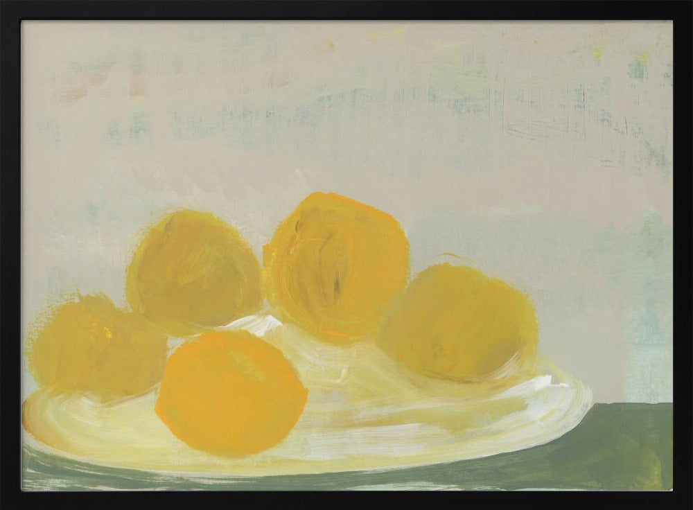 Limoni sul piatto No 1 | Poster