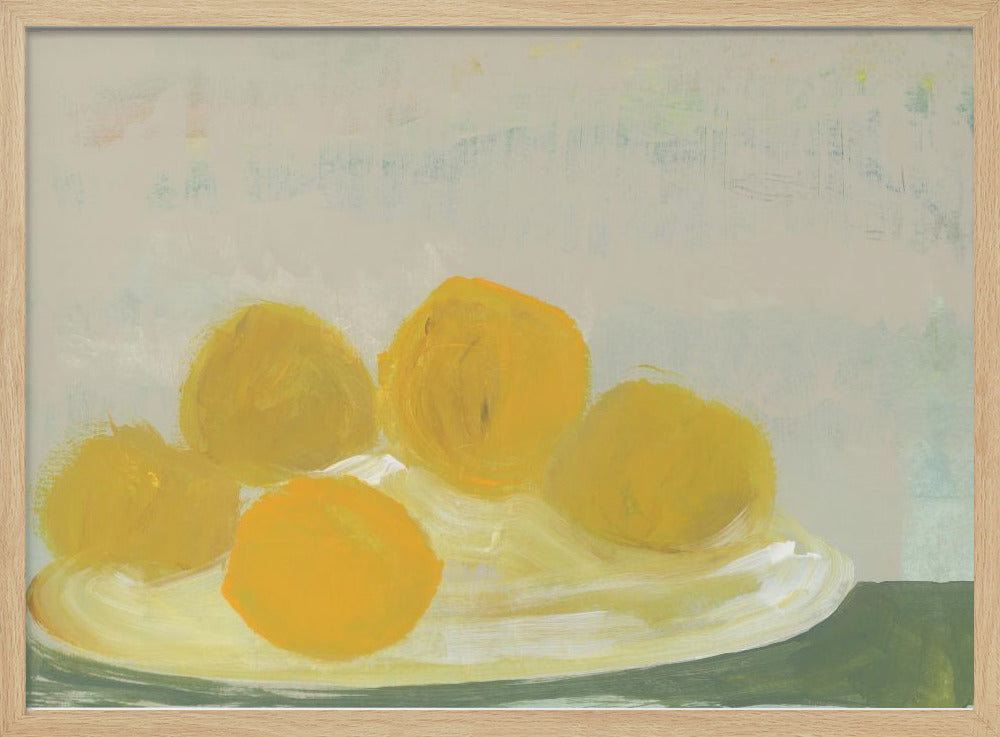Limoni sul piatto No 1 | Poster