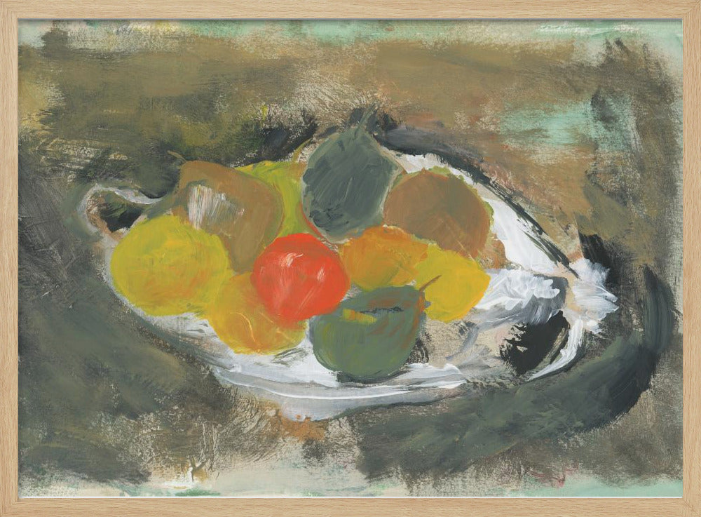 Agrumi su un piatto No 1 | Poster