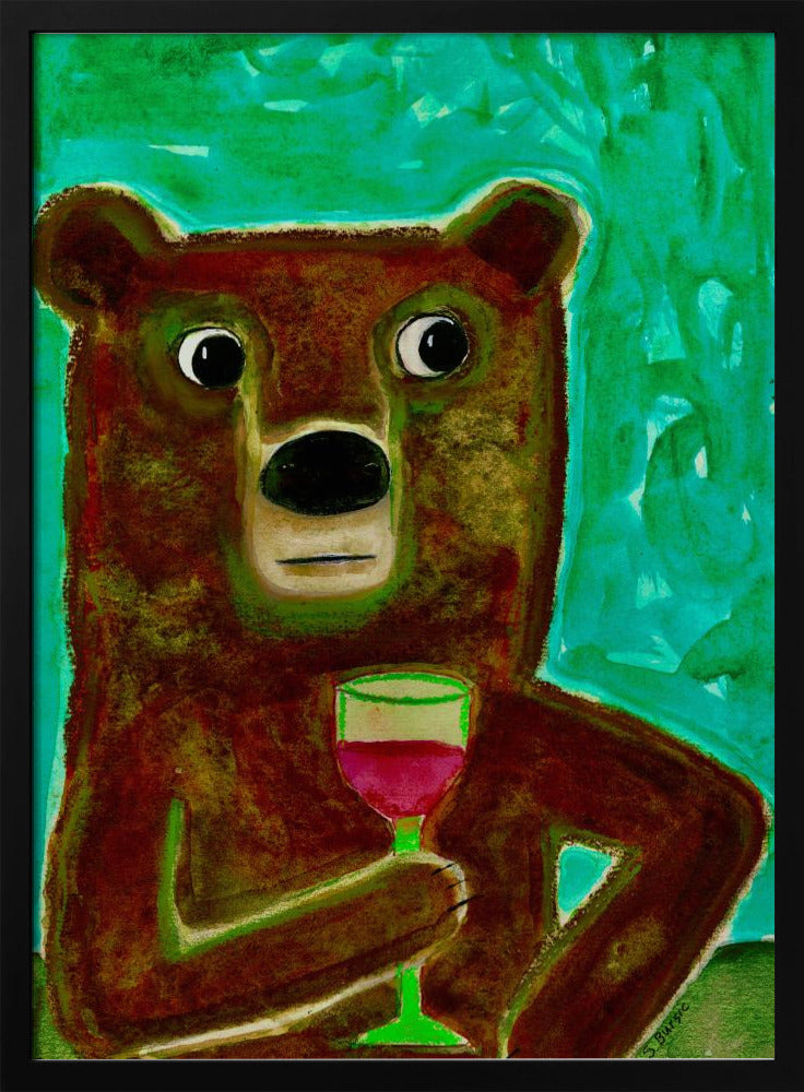 Mr. Bear at the Bar | Poster