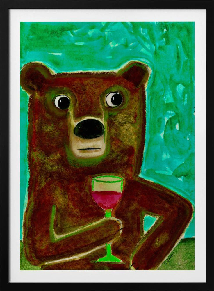 Mr. Bear at the Bar | Poster