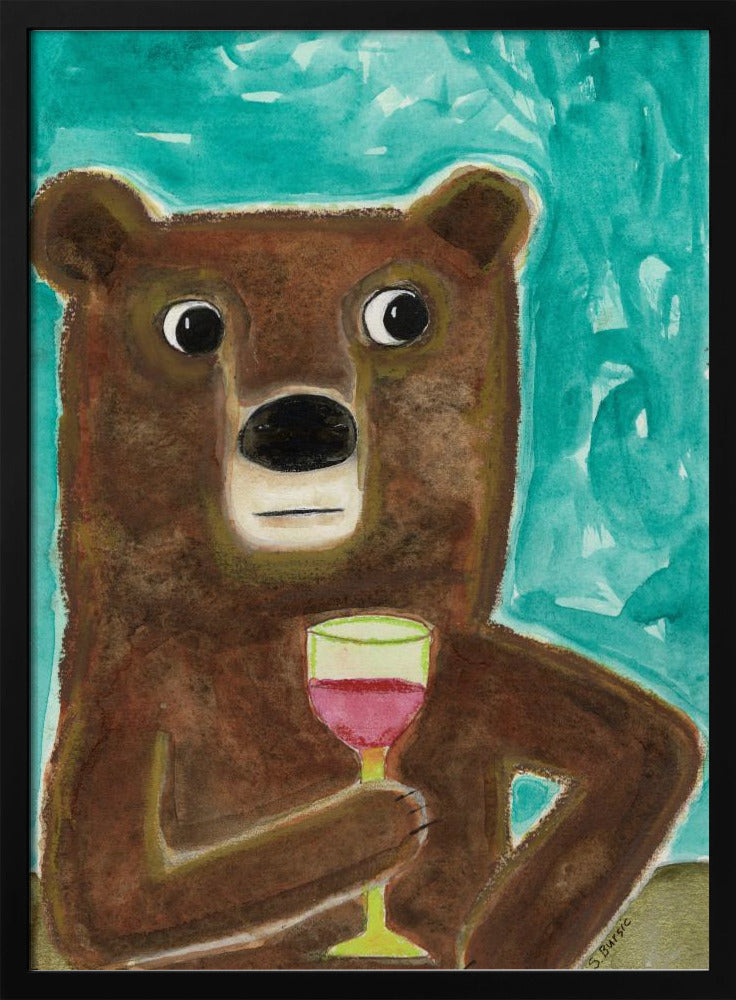 Mr. Bear at the Bar | Poster