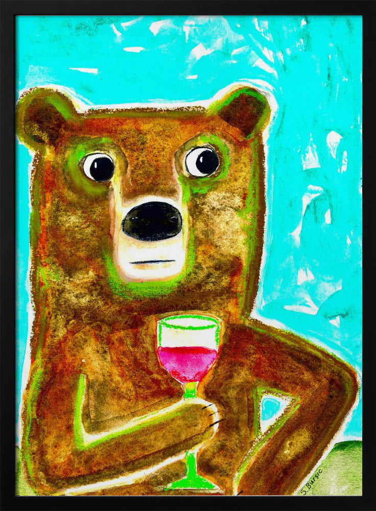 Mr. Bear at the Bar | Poster