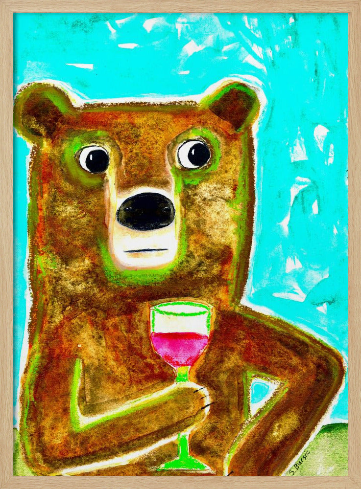 Mr. Bear at the Bar | Poster