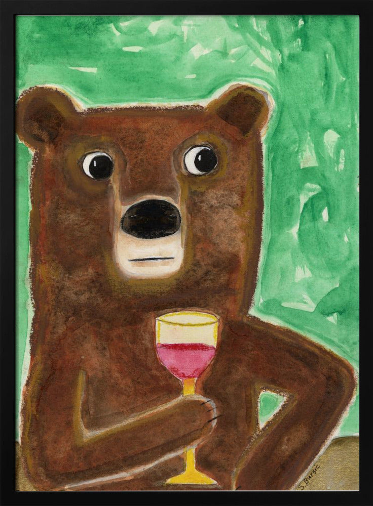 Mr. Bear at the Bar | Poster