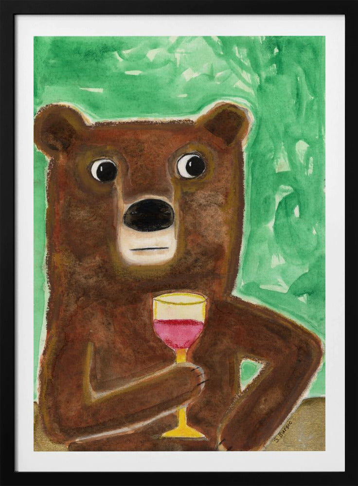 Mr. Bear at the Bar | Poster