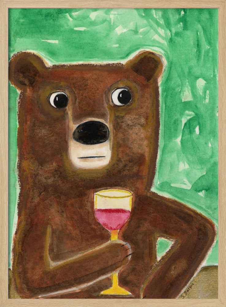 Mr. Bear at the Bar | Poster