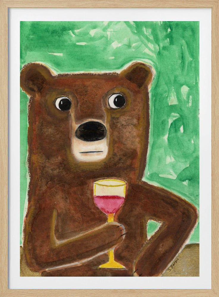 Mr. Bear at the Bar | Poster