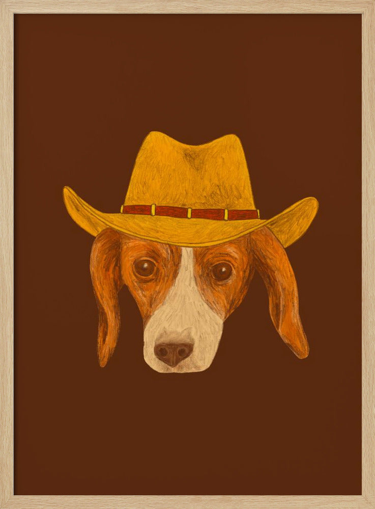 Nala The Cutest Cowgirl Pup | Poster
