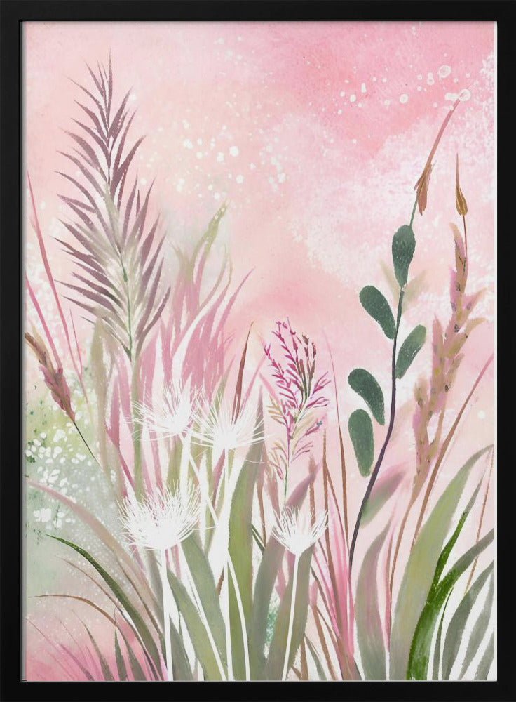 Pink and Green 32 | Poster