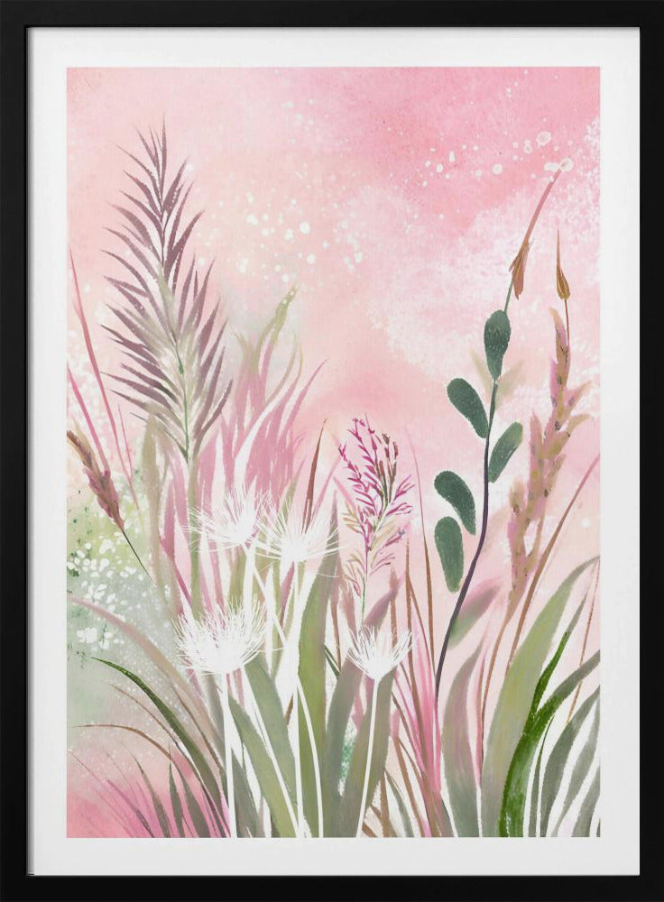 Pink and Green 32 | Poster