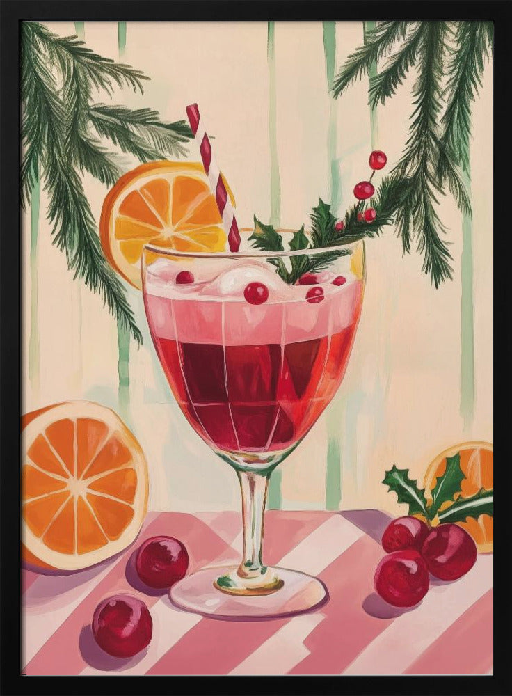 Christmas Red Cocktail | Poster