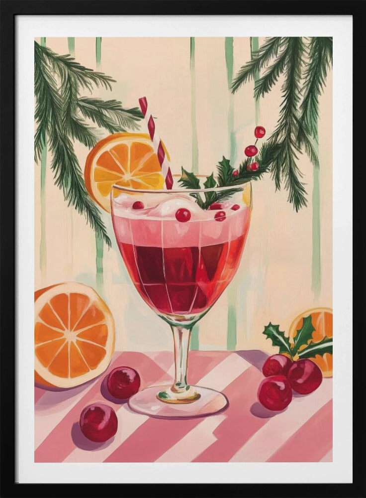 Christmas Red Cocktail | Poster