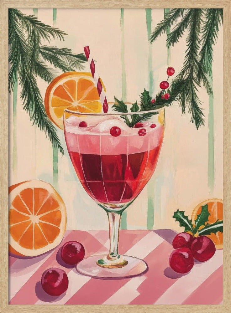 Christmas Red Cocktail | Poster