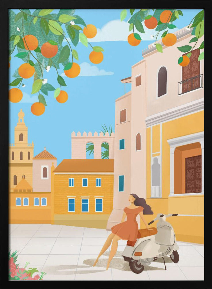 Seville Oranges, Spain | Poster